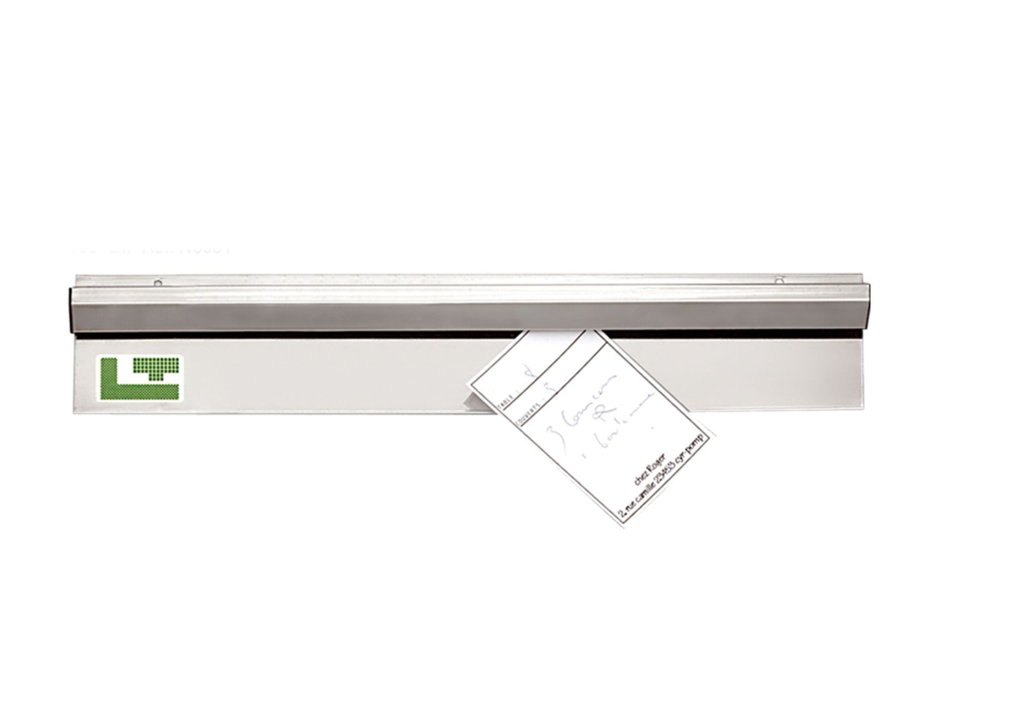 Louis Tellier Stainless Steel 25 Cm Check Holder With Marbles, 10 X 3 X 0.8 Inch