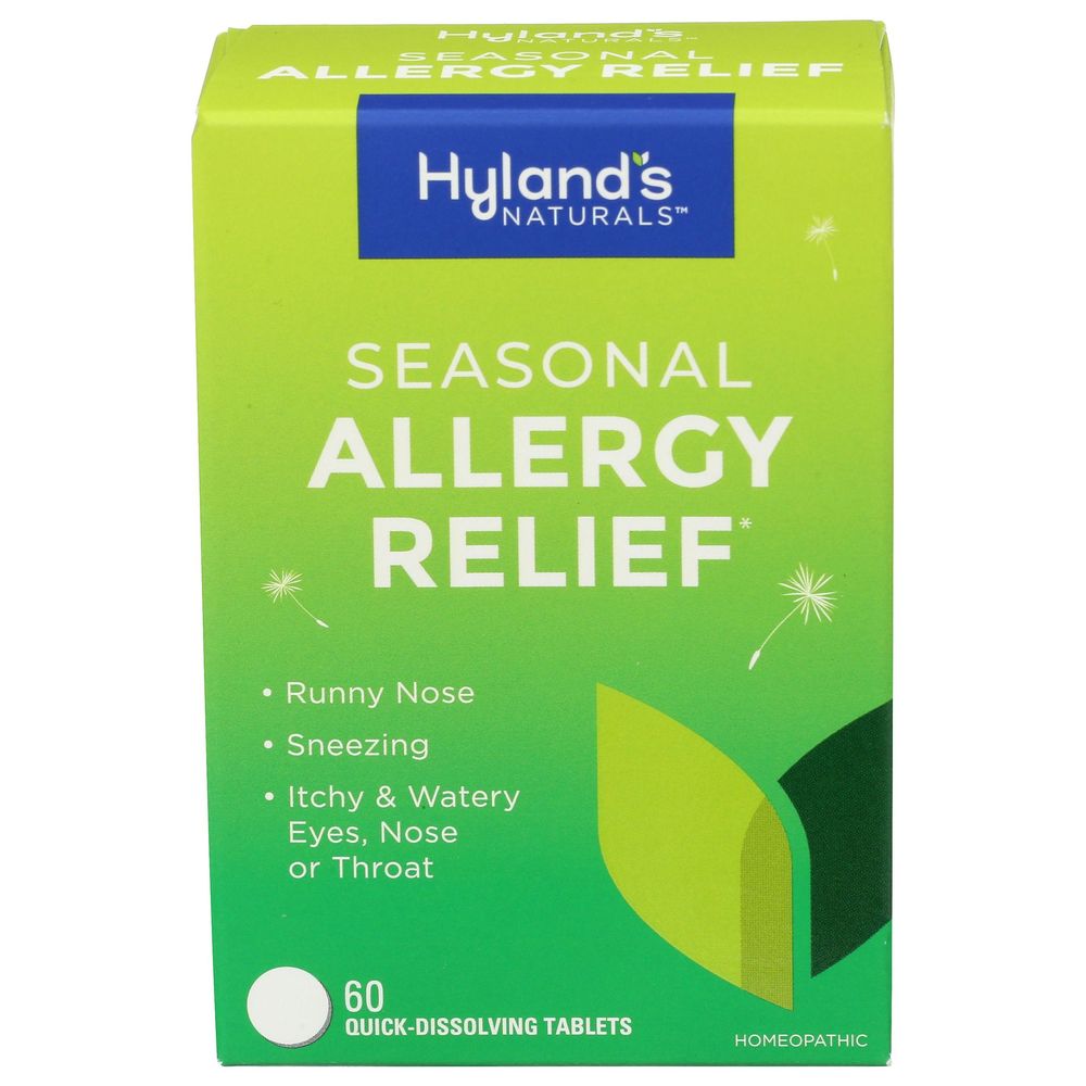 Hylands Naturals Seasonal Allergy Relief Tablets, 60 count