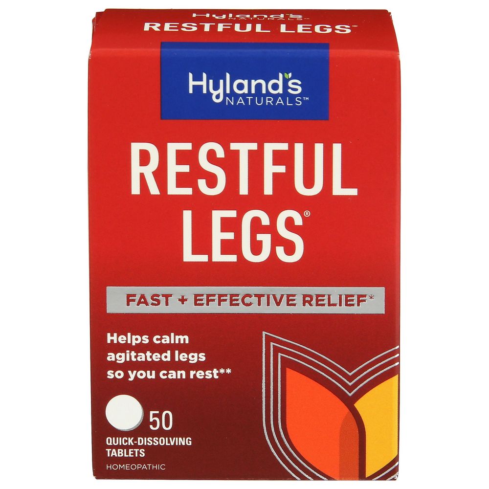 Hylands Naturals Restful Legs Tablets, 50 count 3 per case