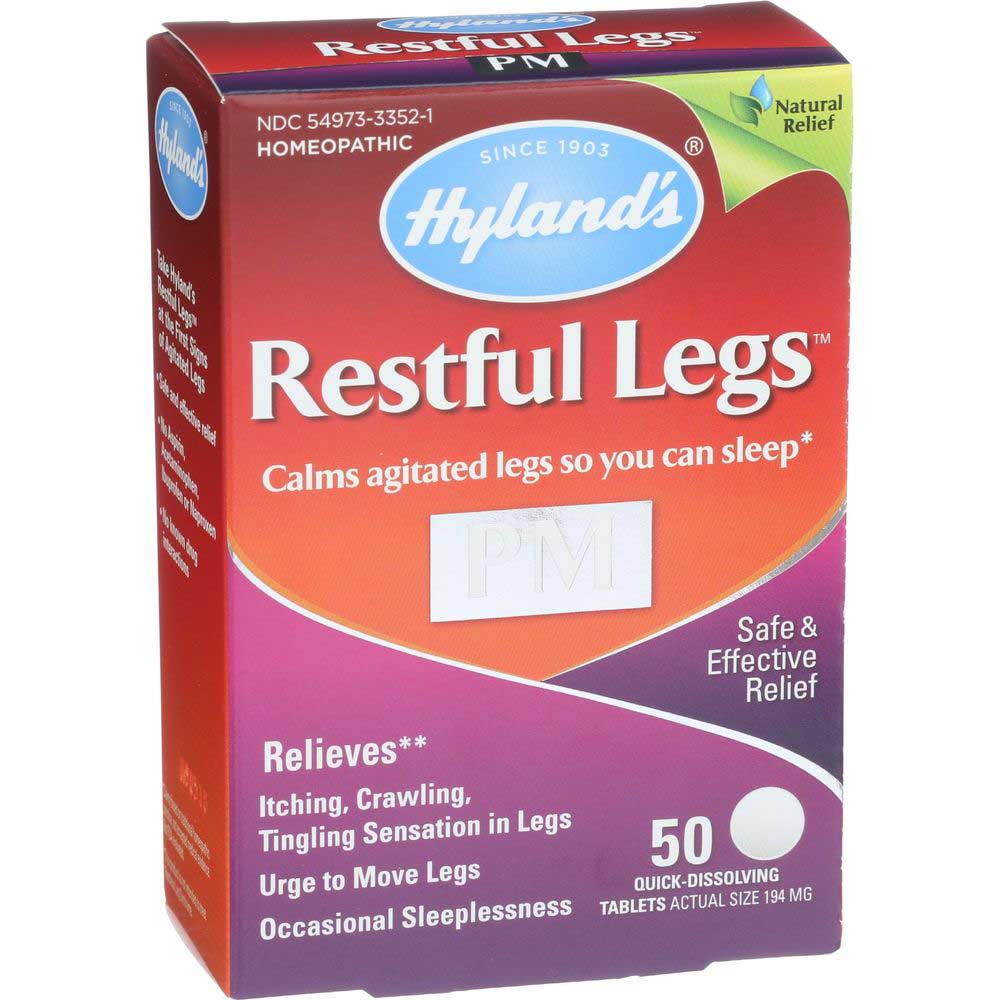 Hyland's Homeopathic Restful Legs Pm Quick Dissolving Tablet, 50 Count