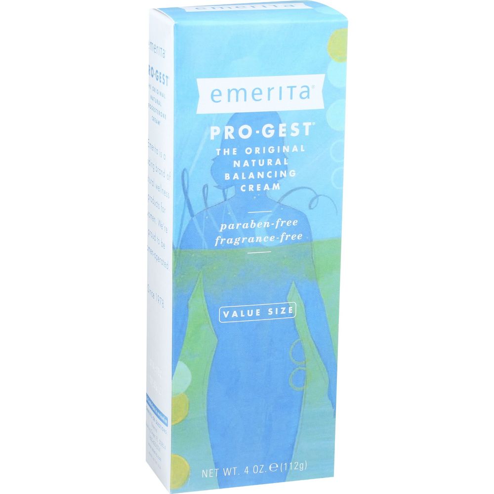 Emerita Fragrance Free Pro-gest Original Balancing Cream, 4 Ounce