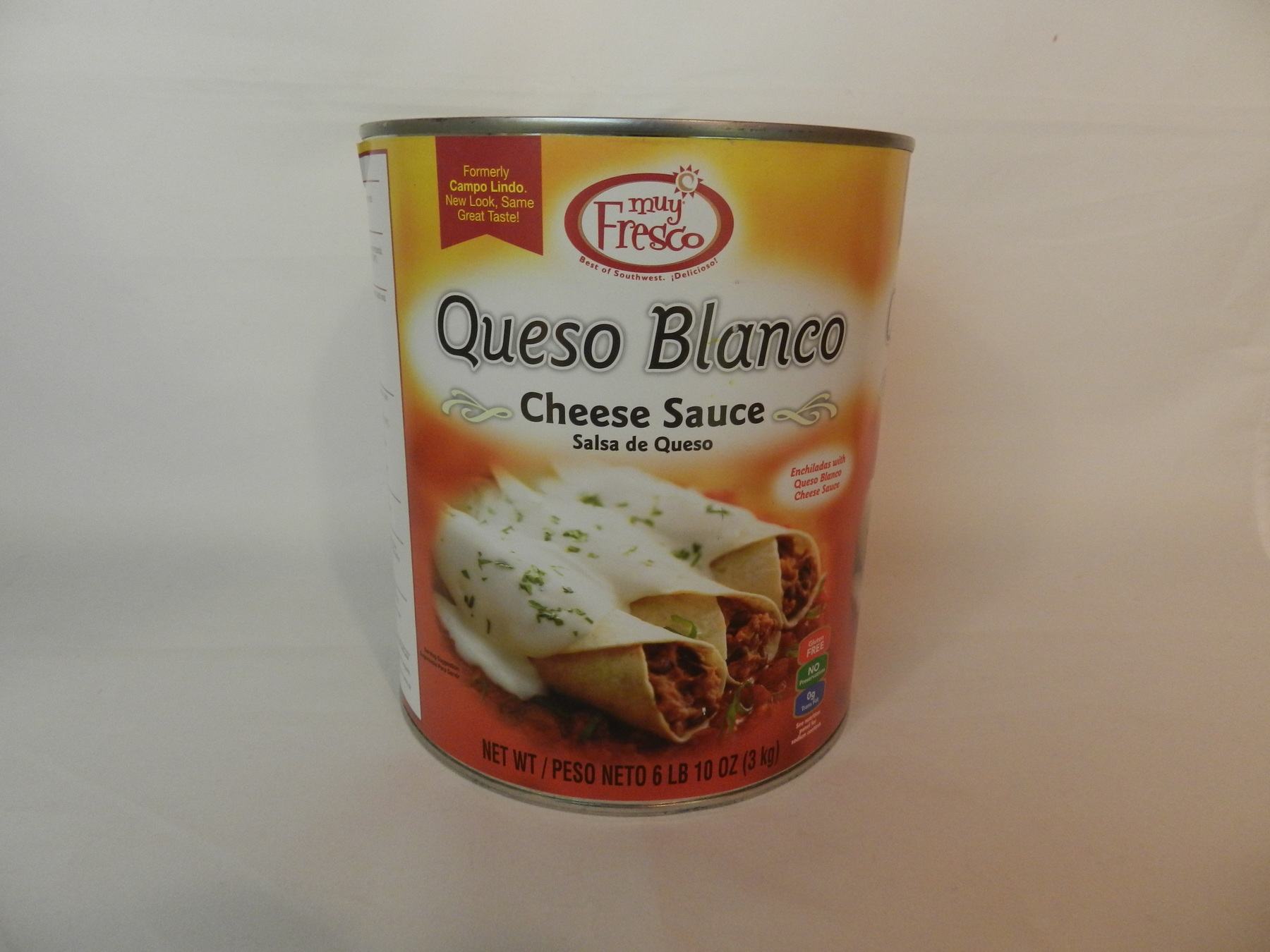 Muy Fresco Queso Blanco Cheese Sauce, 6.63 Pound -- 6 Per Case