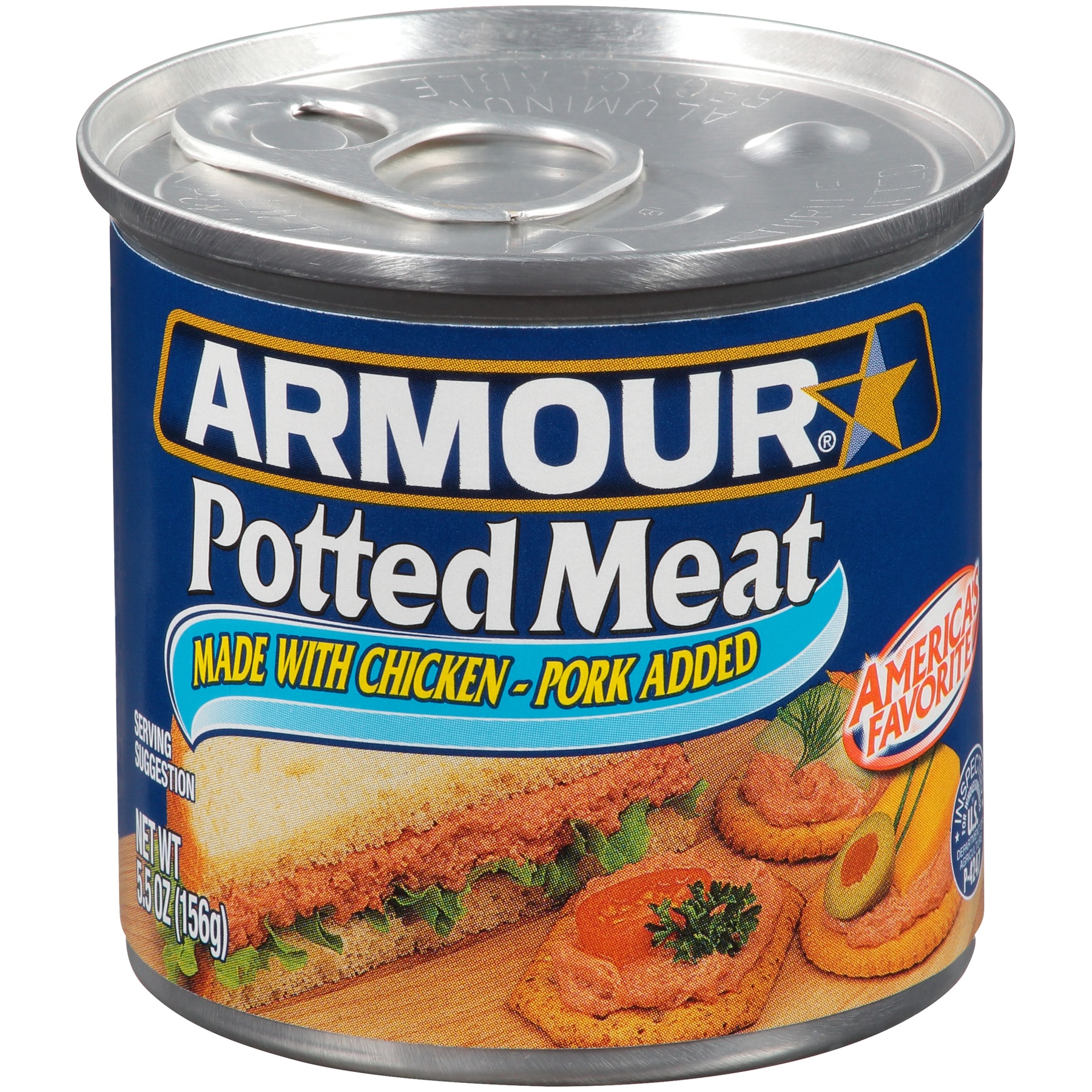 Armour Star Potted Meat, Chicken and Pork, 5.5 Ounce -- 24 per case.