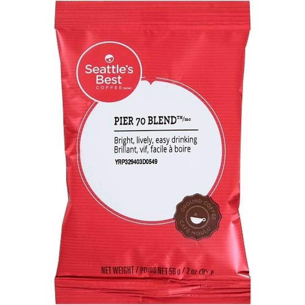 Seattles Best Coffee Pier 70 Blend Ground Coffee, 2 Ounce -- 72 per case