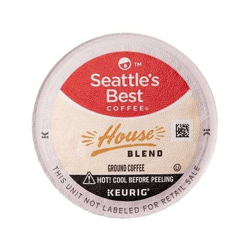 Seattles Best Coffee House Blend Ground Coffee, 8.4 Ounce KCup Pod -- 4 per case