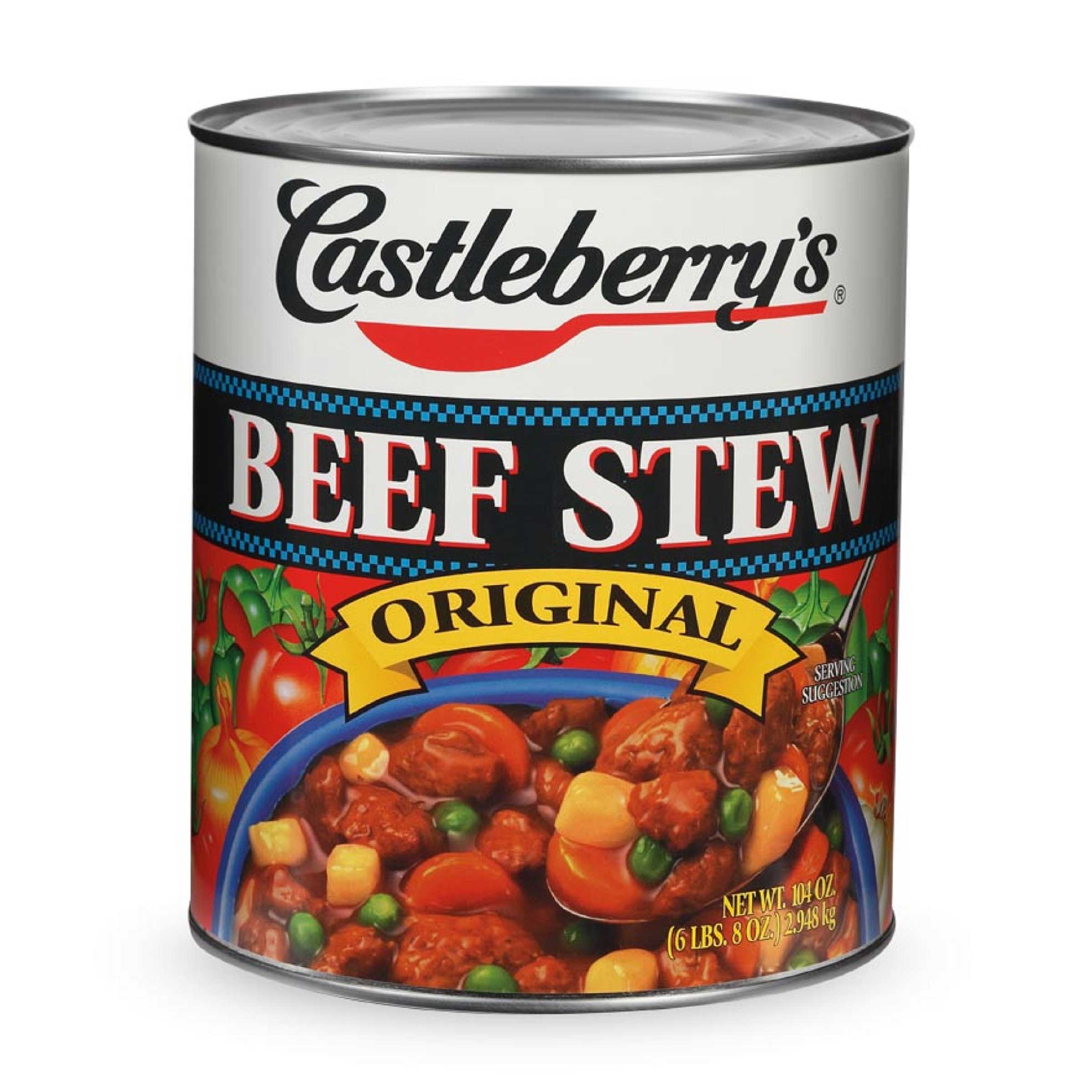Castleberry's Stew Beef, No. 10 Can -- 6 Per Case