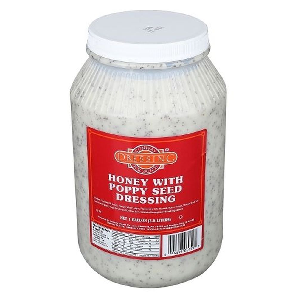 Conway Honey Poppyseed Dressing, 4 Gallon | FoodServiceDirect.com ...