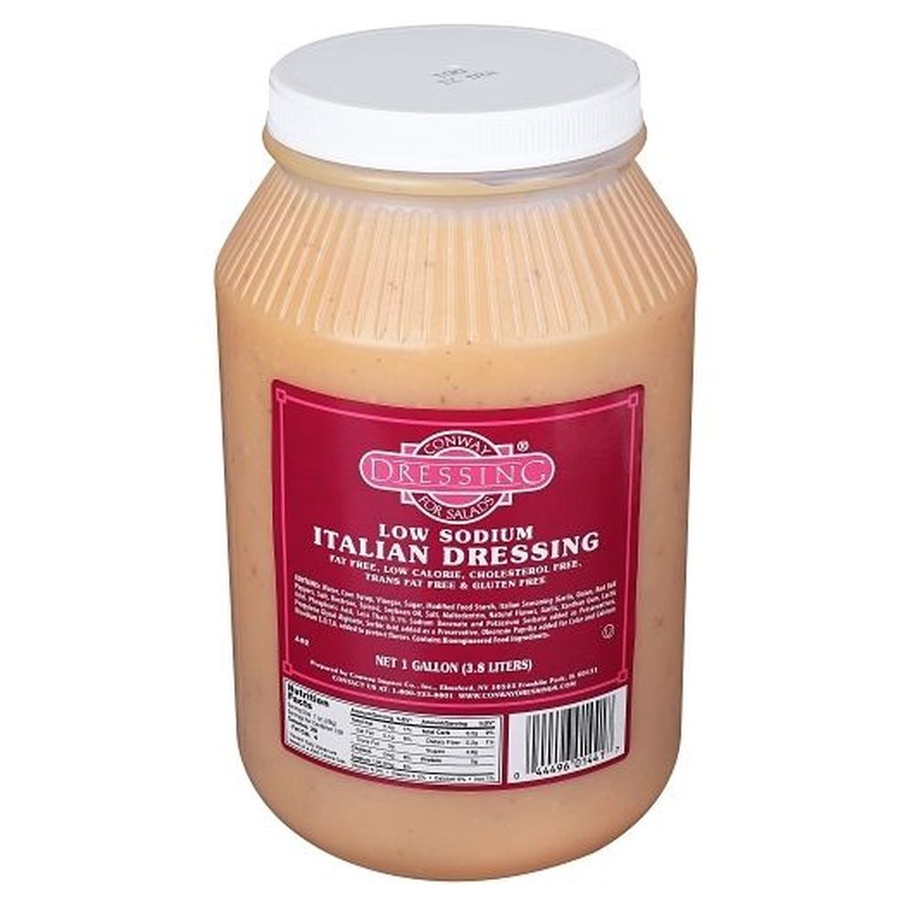 Conway Low Sodium Italian Dressing, 1 Gallon -- 4 per case