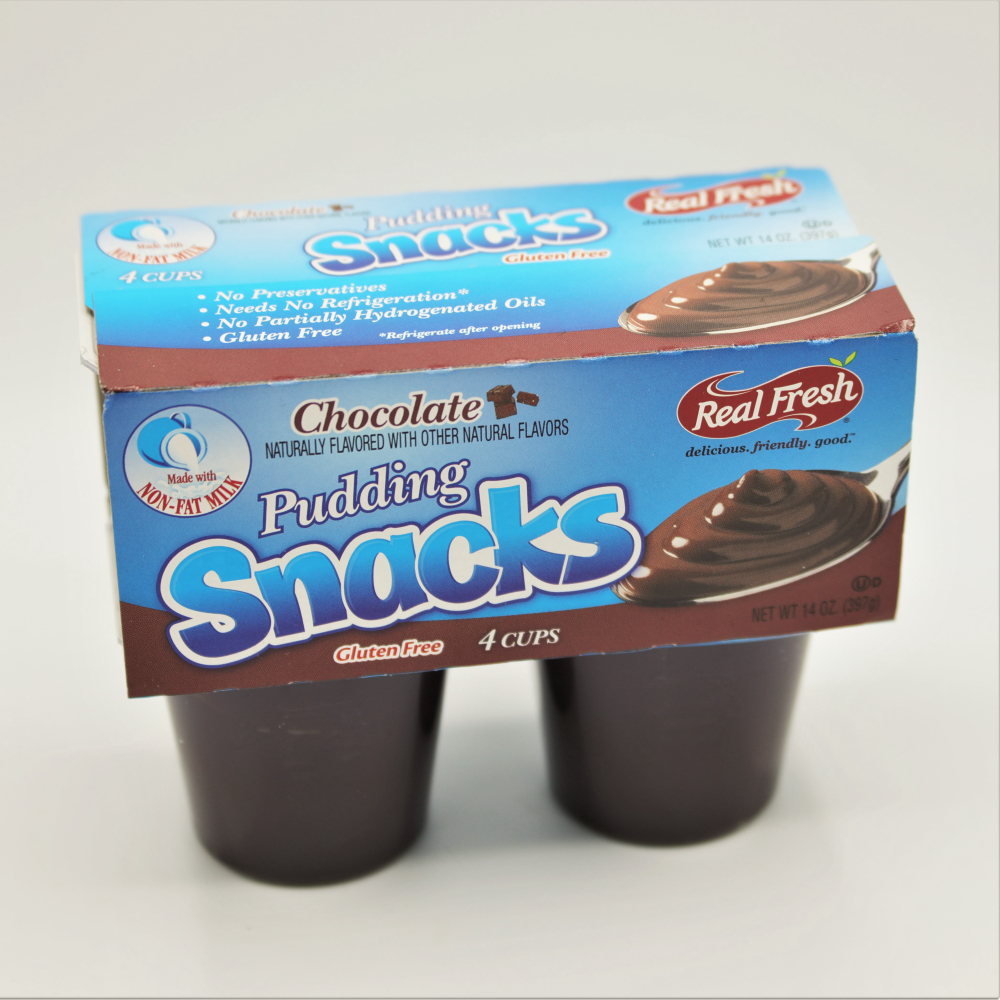 Real Fresh Chocolate Pudding, 3.5 Ounce -- 48 Per Case