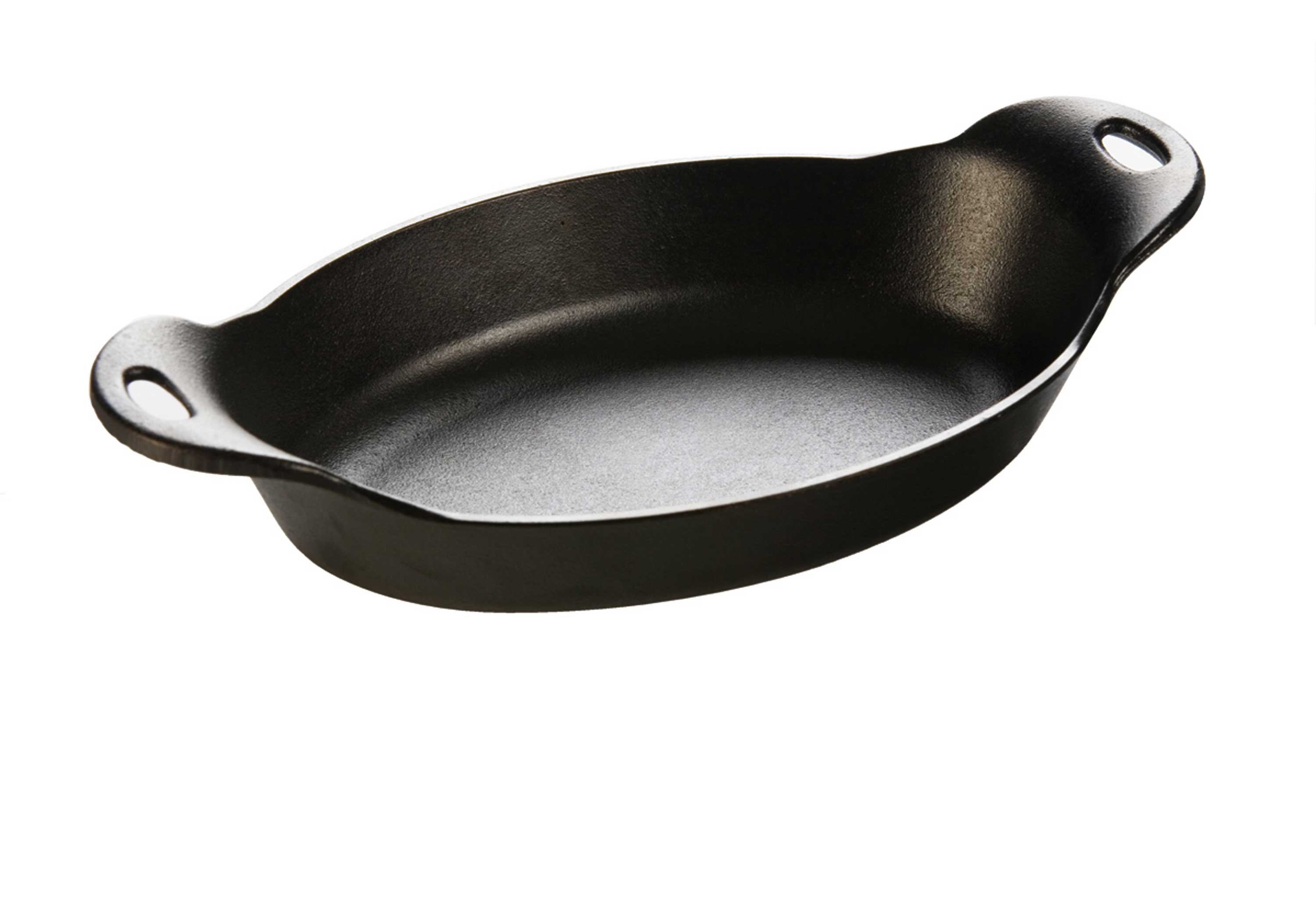 Lodge Heat Treated Cast Iron Oval Mini Serving Dish, 36 Ounce -- 4 Per Case