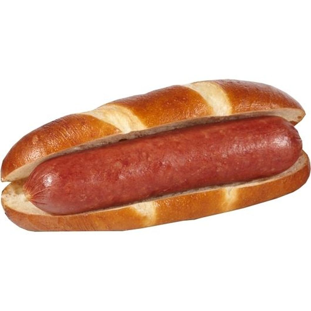Gonnella Baking Company Sliced Pretzel Hot Dog Bun, 2.3 Ounce -- 8 Per Case