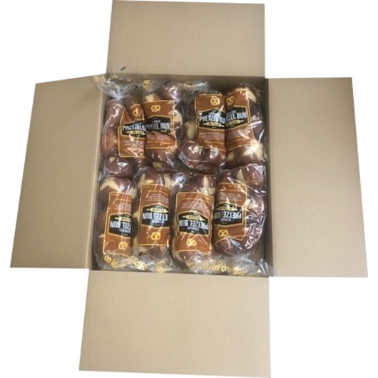 Gonnella Clean Label Sliced Pretzel Bun, 15.6 Ounce