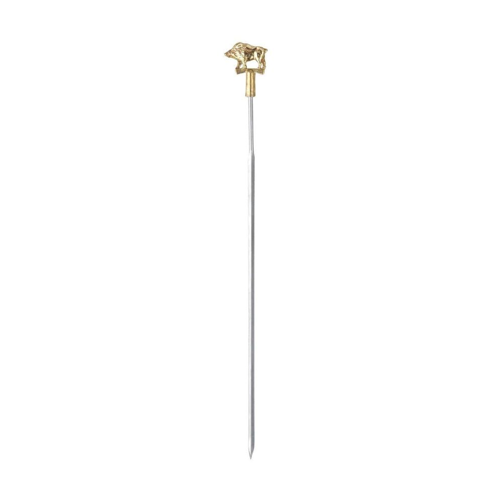 Triangle Stainless Steel Wild Boar Skewer, 28 Centimeter