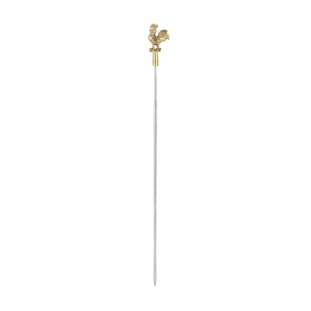 Triangle Stainless Steel Cock Skewer, 28 Centimeter