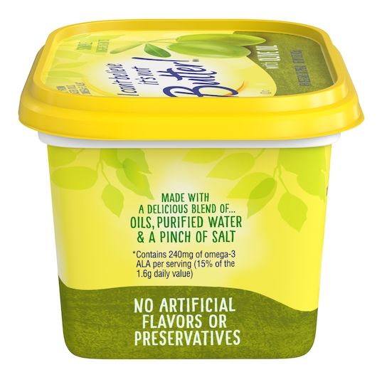 I Cant Believe It's Not Butter Regular Butter Spread With Olive Oil, 15 Ounce -- 8 Per Case