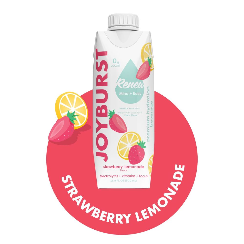 Joyburst Strawberry-lemonade Beverage, 16.9 Fluid Ounce -- 18 Per Case