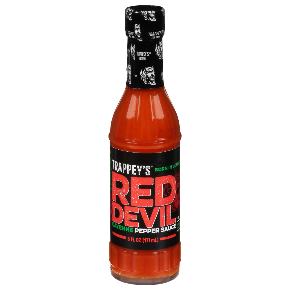 Trappey Red Devil Hotter Original Sauce, 6 Ounce -- 24 Per Case