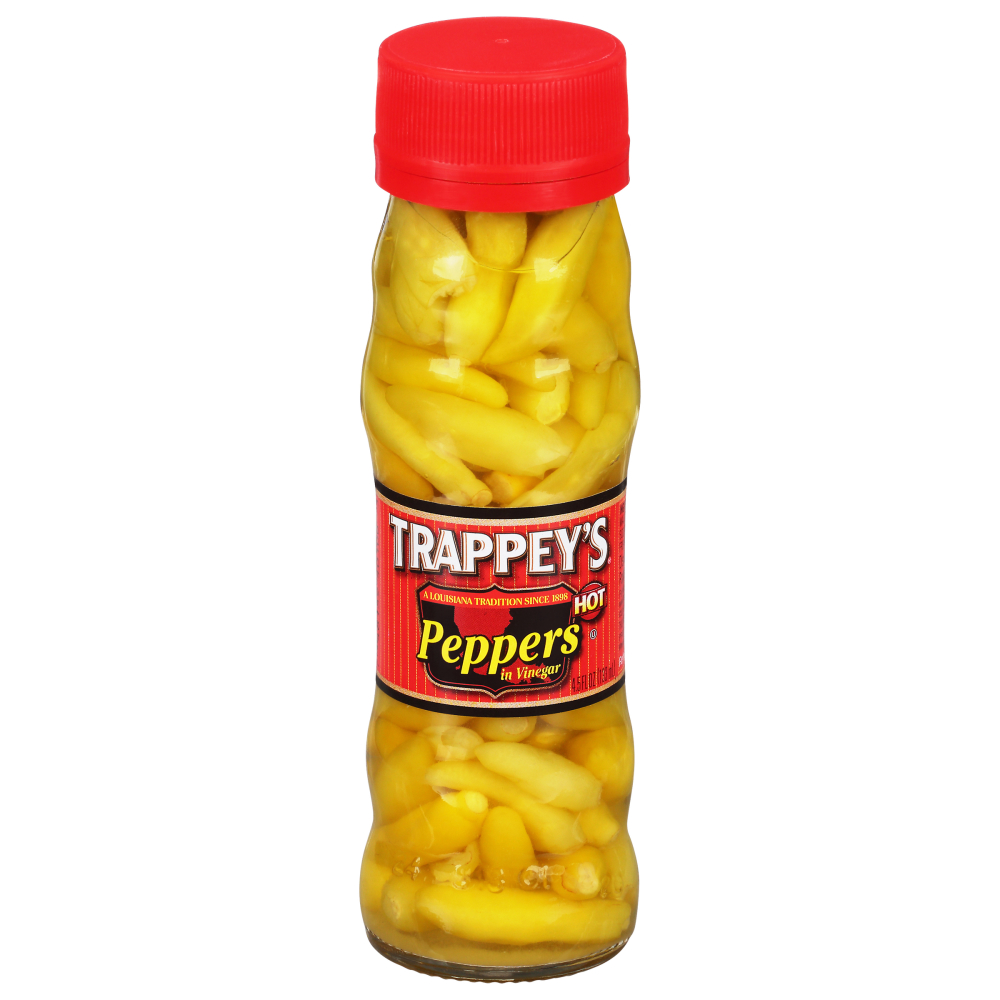 Trappey's Peppers In Vinegar, 4.5 Ounce -- 24 Per Case