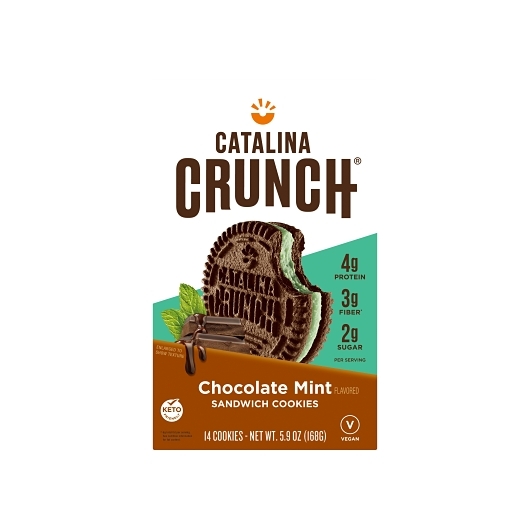 Catalina Crunch Chocolate Mint Sandwich Cookies, 5.9 Ounce -- 6 per case