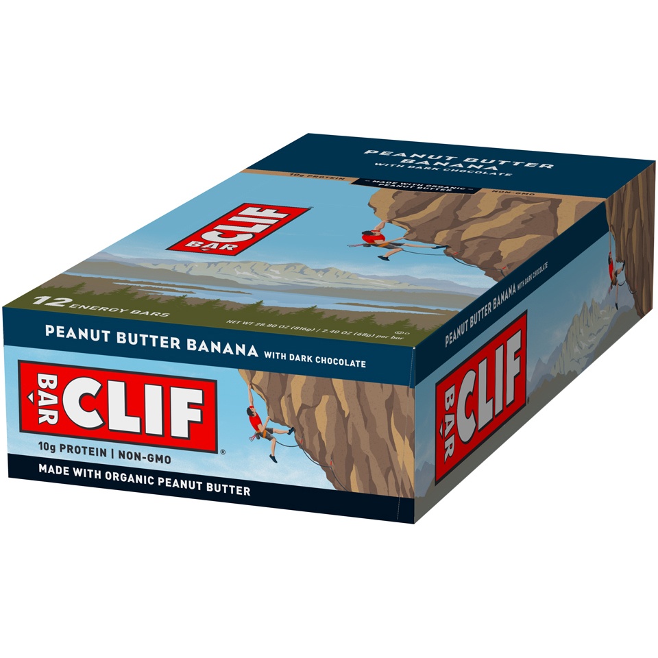 Clif Bar Peanut Butter Banana With Dark Chocolate, 2.4 Ounce -- 192 Per Case