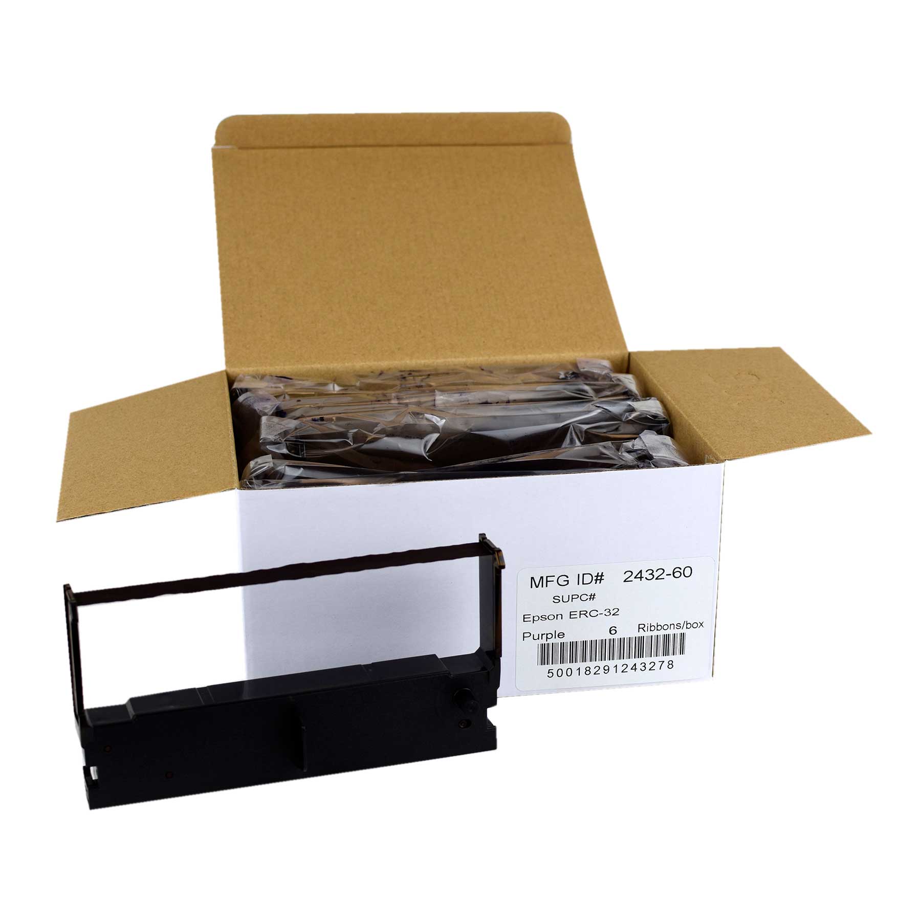 Ncco Tillribbons Purple Casio Register Ribbon Only -- 6 Per Case