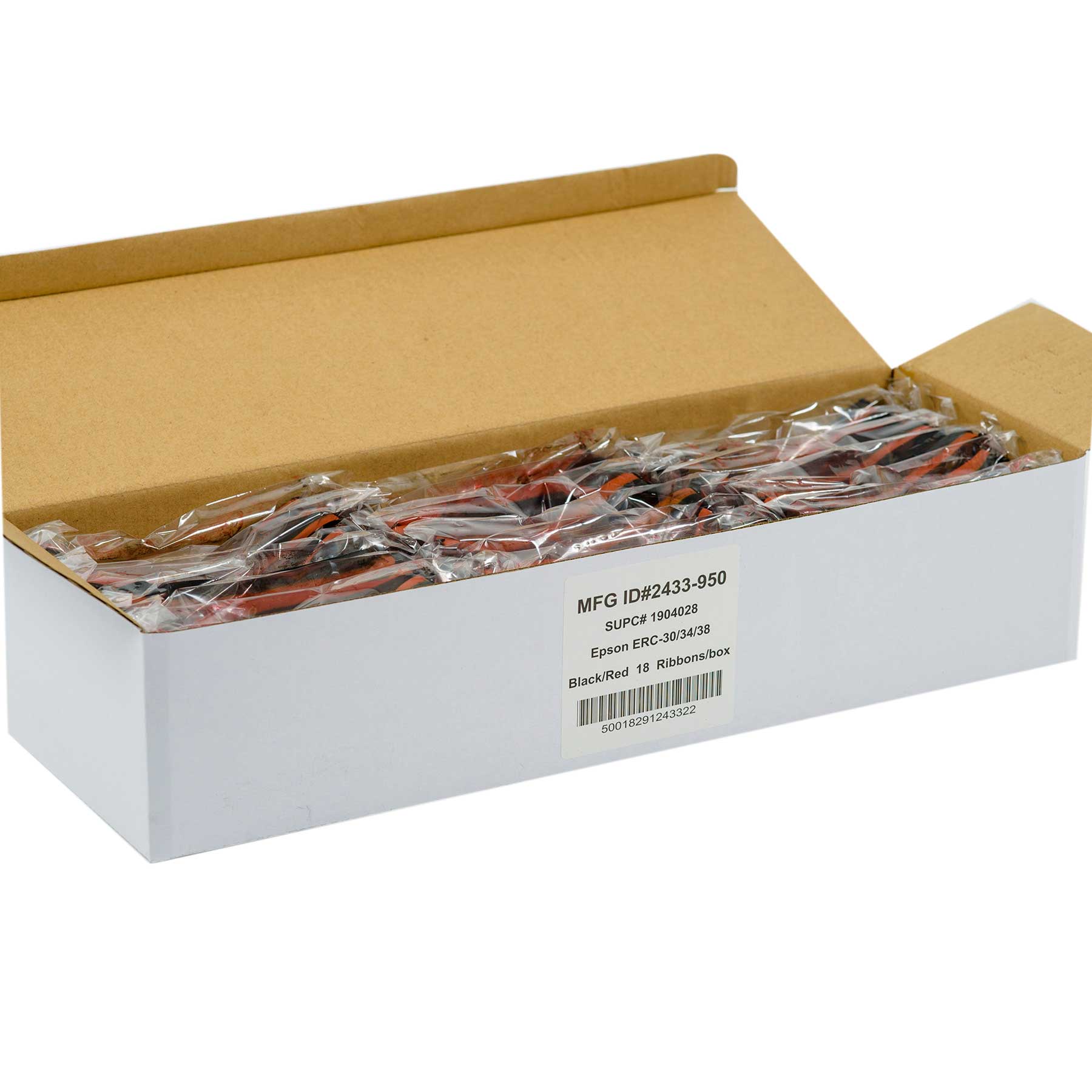 Ncco Tillribbons Black And Red Ribbon Only -- 18 Per Case