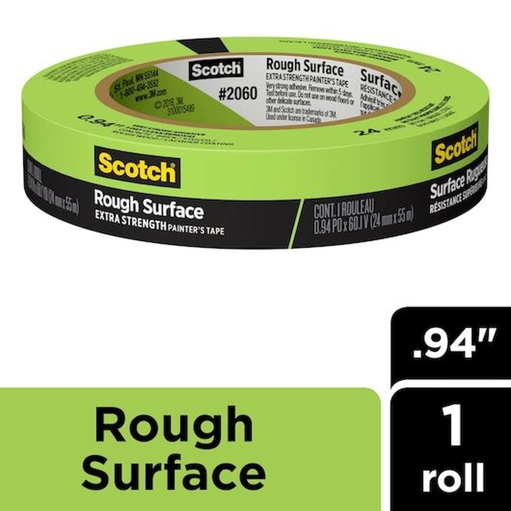 Scotchblue Rough Surface Painters Tape, 0.94 Inch X 60.1 Yard -- 36 Per Case