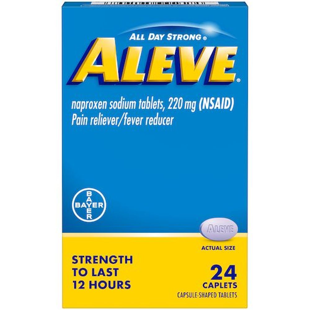 Aleve 220 Mg Naproxen Sodium Caplet, 24 Count -- 36 Per Case