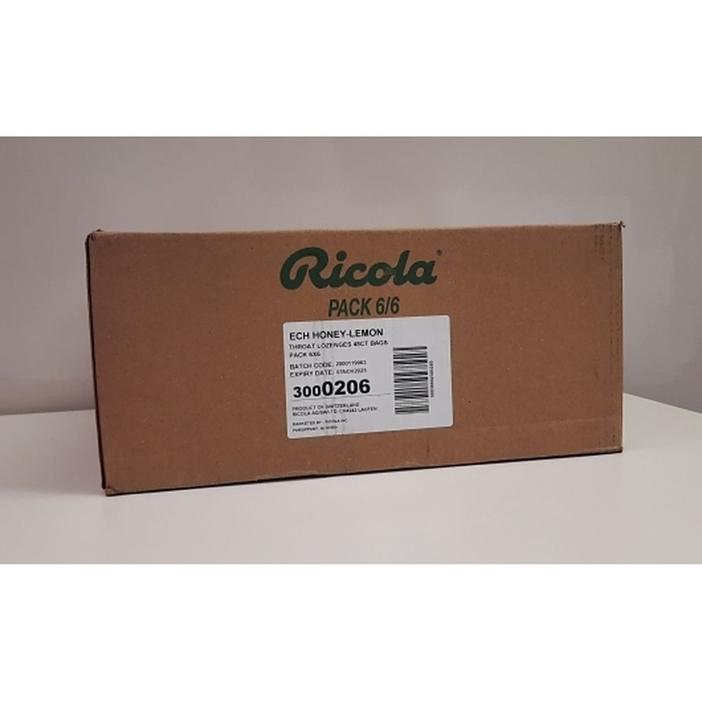 Ricola Echinacea Honey Lemon Cough Drops, 45 Count -- 36 Per Case