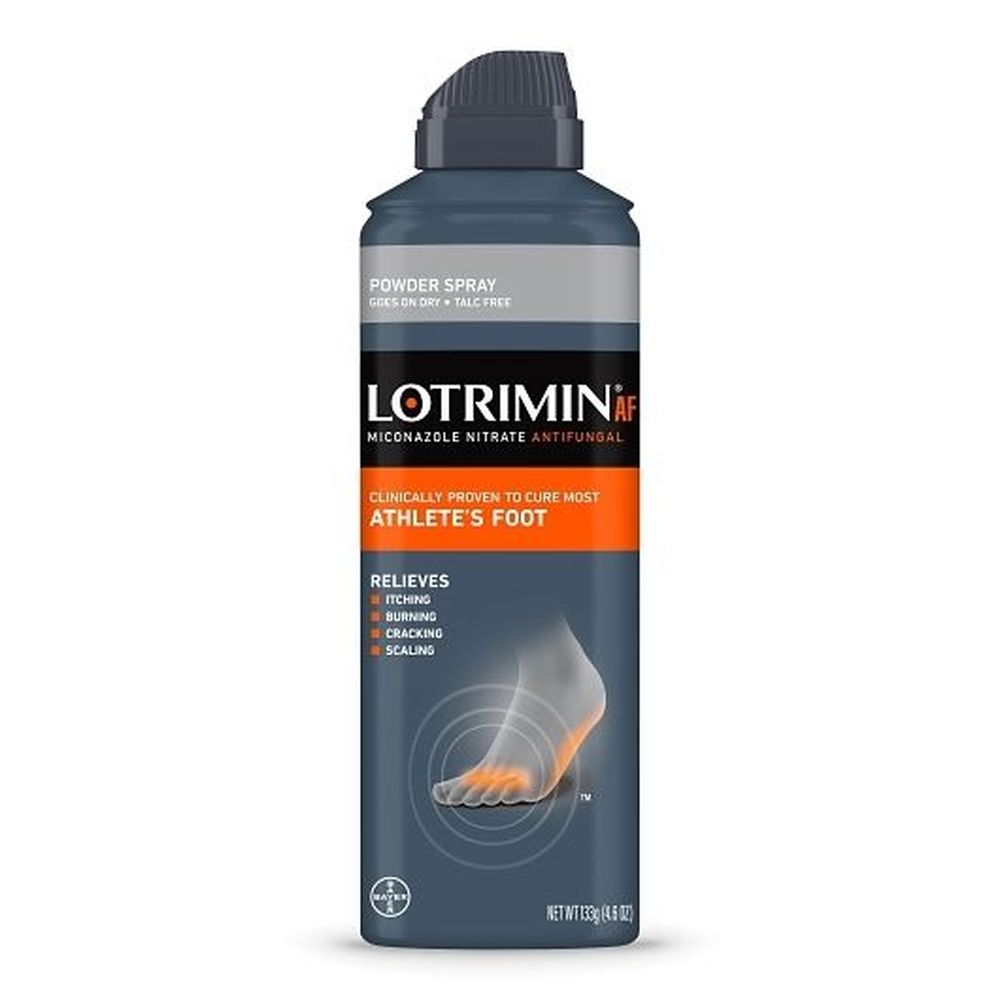 Lotrimin Athletes Foot Powder Spray, 4.6 Ounce -- 36 Per Case