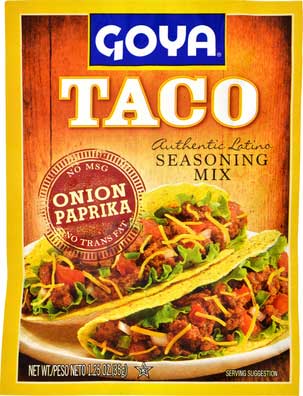 Goya Taco Seasoning Mix, 1.25 Ounce -- 24 Per Case
