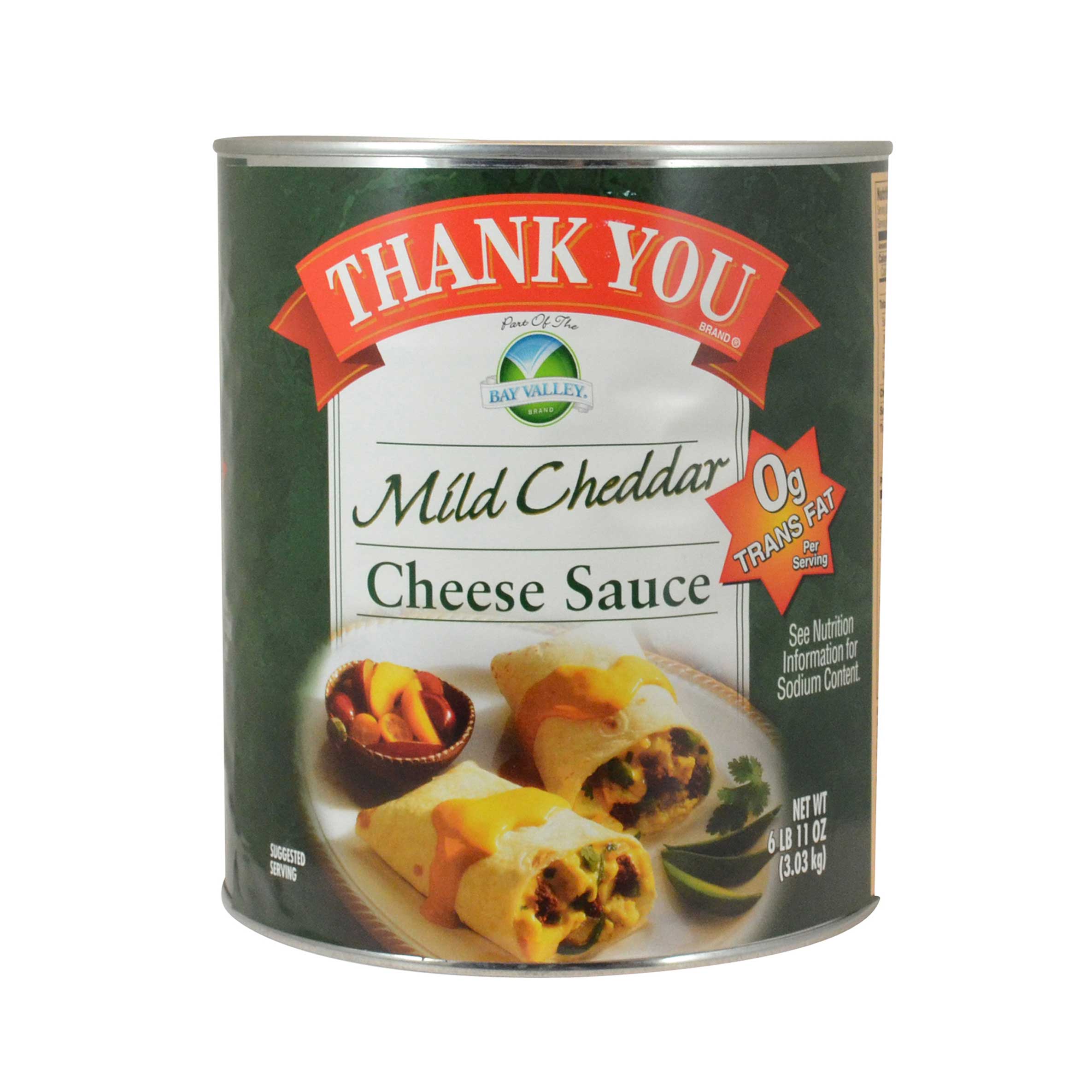 Thank You Mild Cheddar Cheese Sauce, No. 10 Can -- 6 Per Case