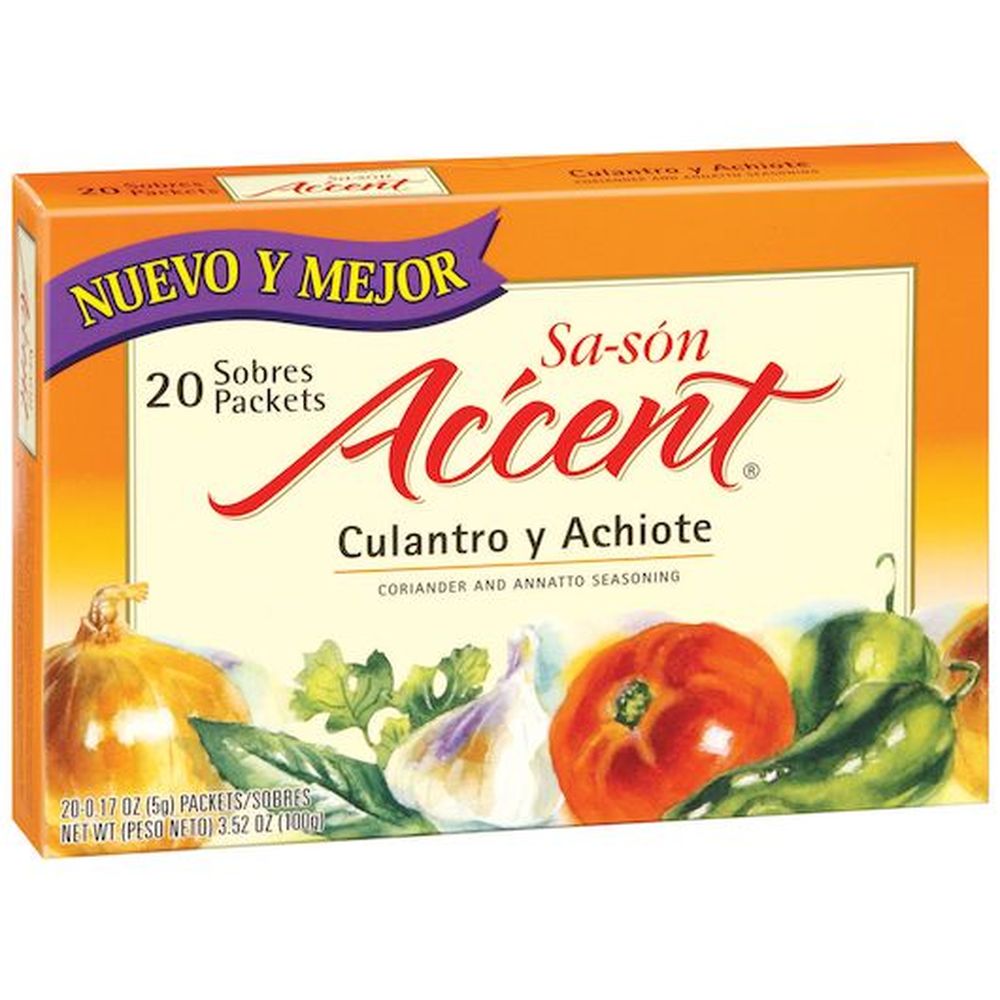 Ac'cent Achiote Flavor Enhancer, 3.5 Ounce -- 18 Per Case