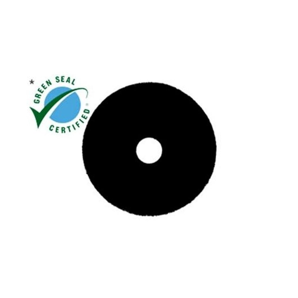 3m Black High Productivity Floor Pad, 17 Inch -- 5 Per Case