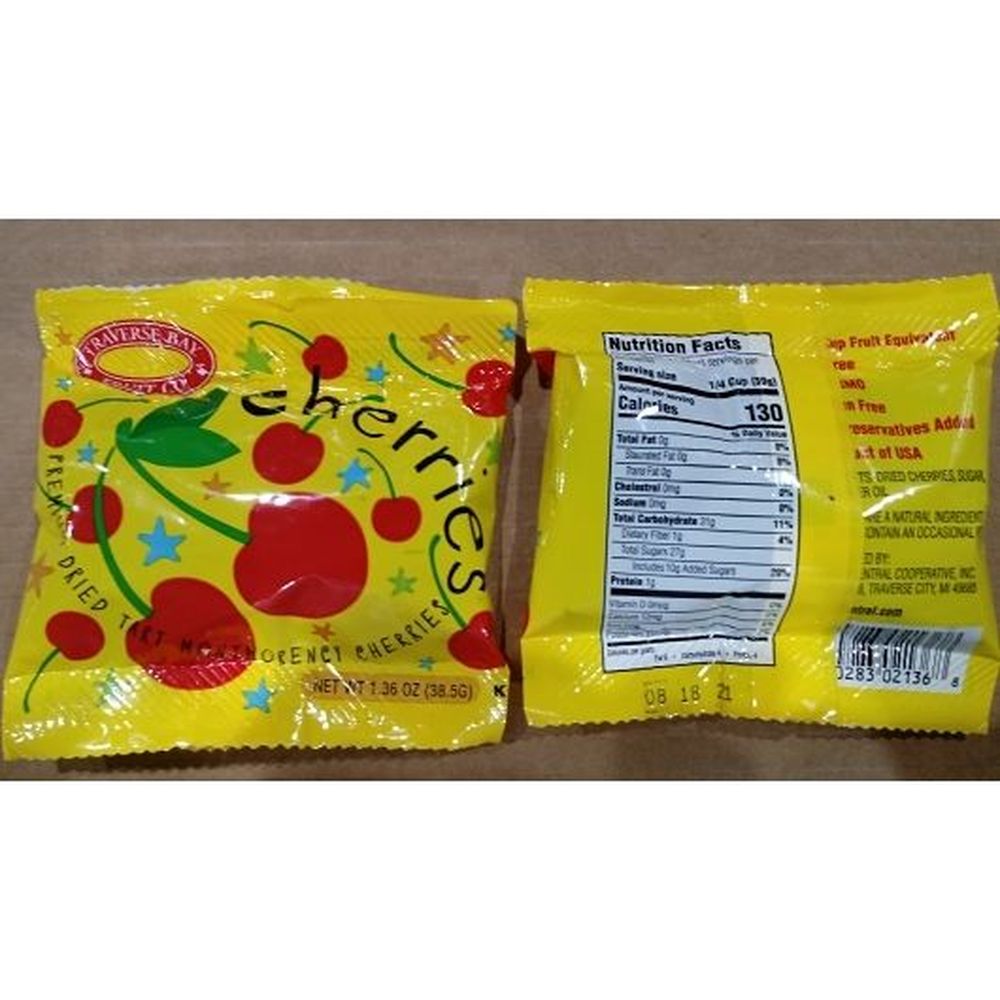 Fruit Haven Sweetened And Dried Red Tart Cherries, 1.36 Ounce -- 100 Per Case