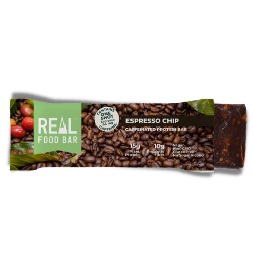 Real Food Bar Espresso Chocolate Chip, 2.12 oz -- 12 per Case
