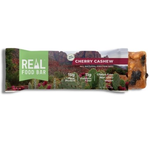 Real Food Bar Cherry Cashew Butter, 2.12 oz -- 12 per Pack