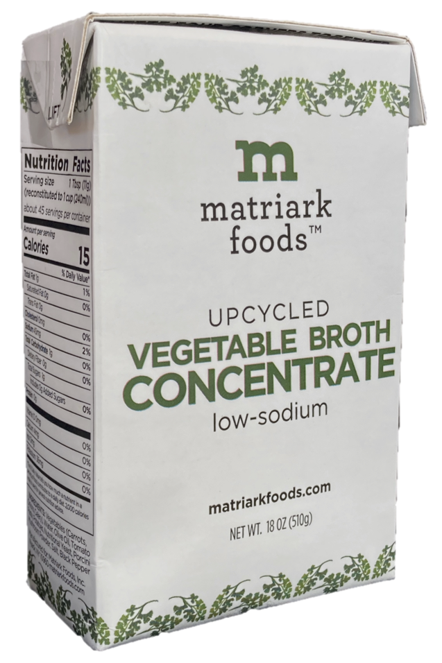 Matriark Foods, Inc Upcycled Vegetable Broth Concentrate, 18 oz -- 12 per Case