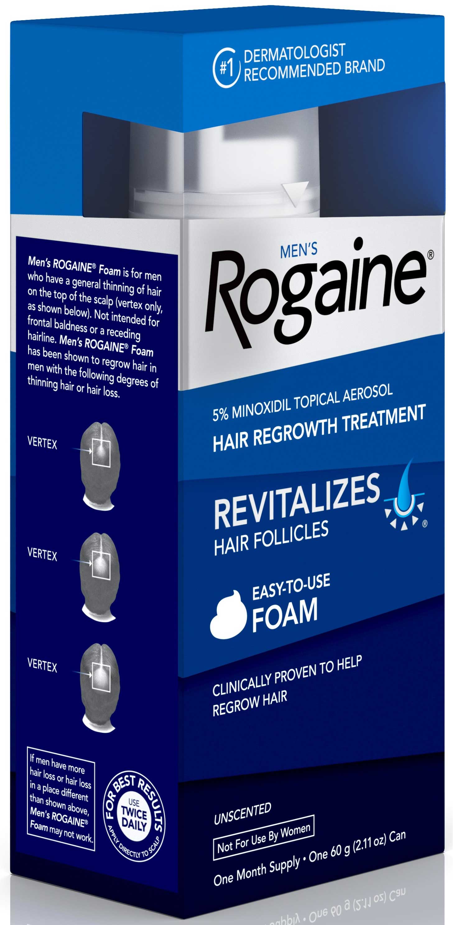 Men's hotsell Rogaine Foam Hair regrowth