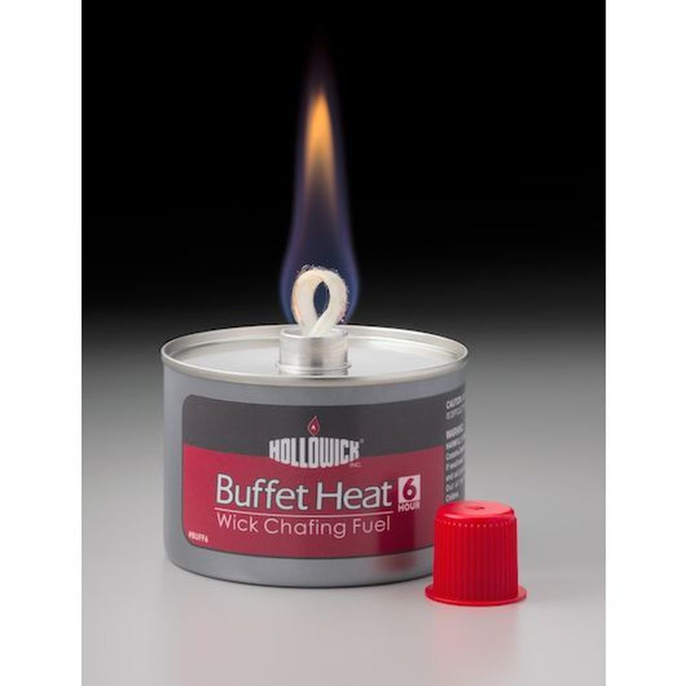 Hollowick Buffet Heat 6 Hour Liquid Wick Chafing Fuel, 24 Count