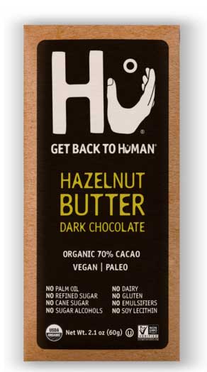 Hu Dark Chocolate Hazelnut Butter Bar, 2.1 Ounce -- 24 Per Case