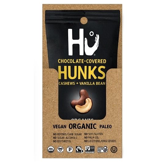 Hu 1 Ounce Chocolate Covered Cashews Plus Vanilla Bean Hunks, 60 Count