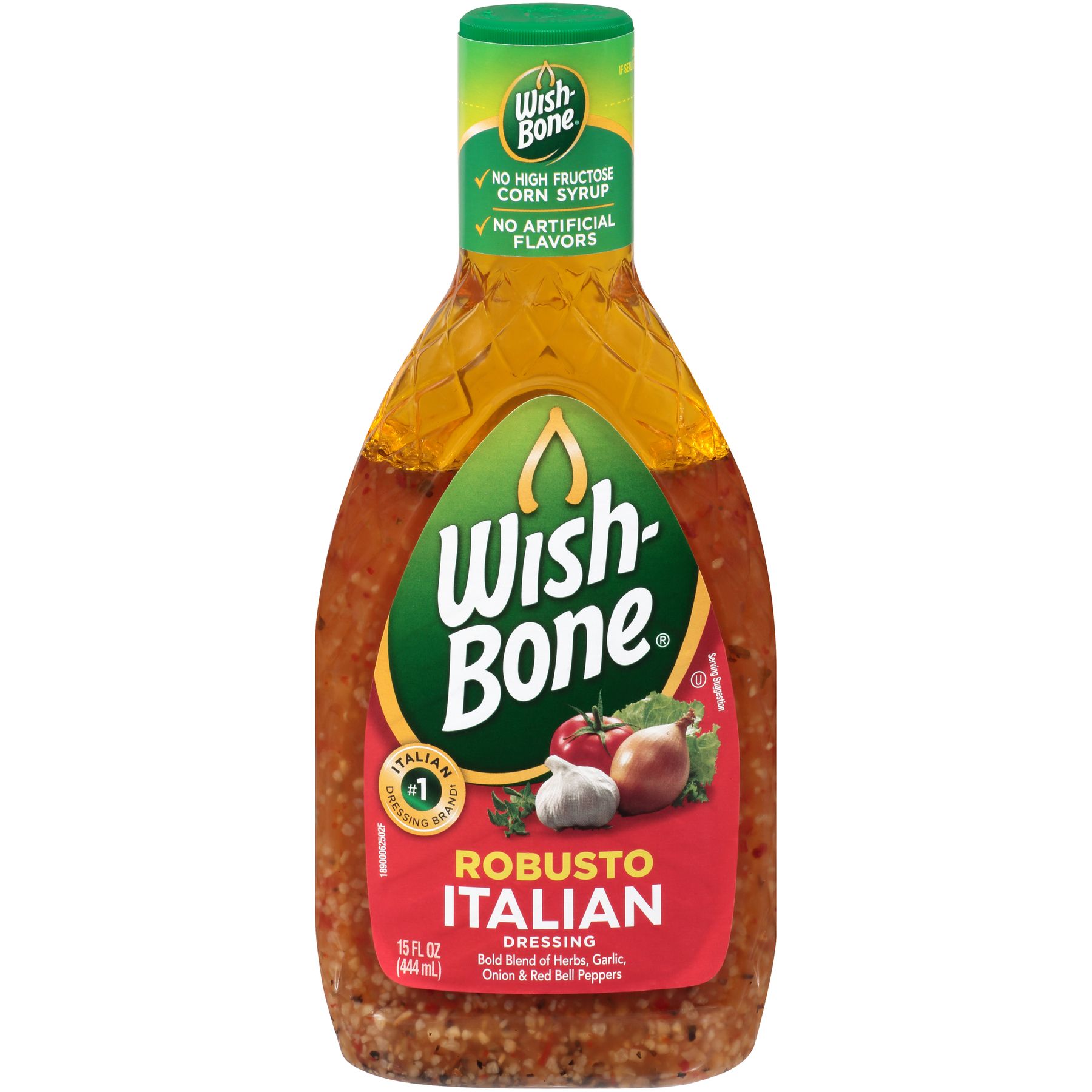 Wish-bone Bold Garlic Robusto Italian Dressing, 15 Fluid Ounce -- 6 Per Case