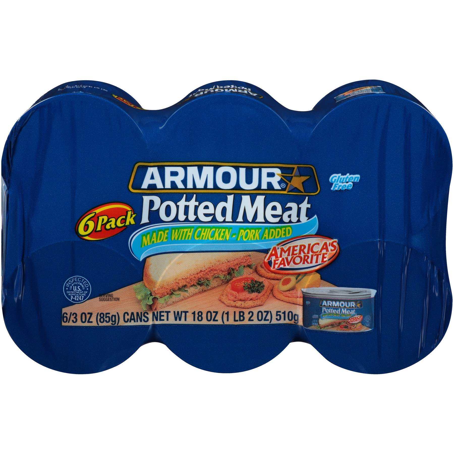 Armour Potted Meat, 3 Ounce -- 48 Per Case