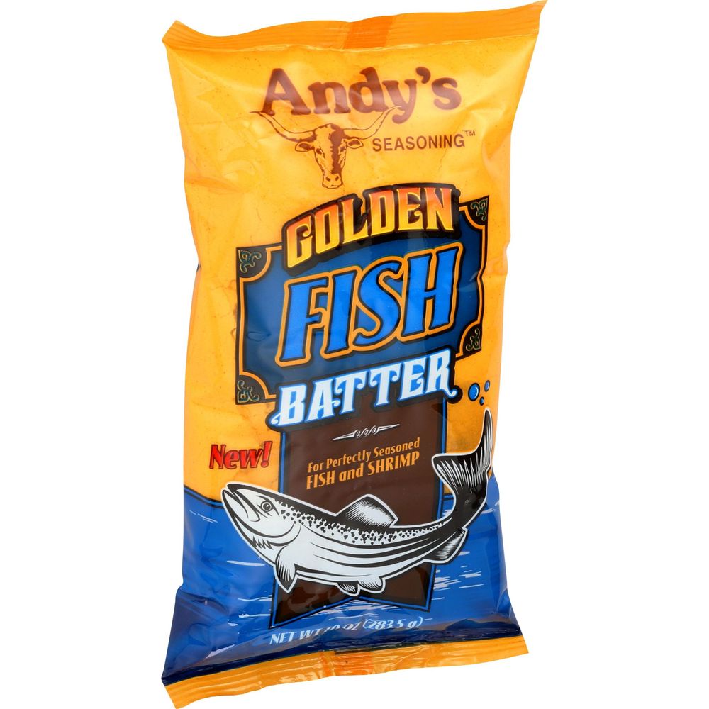 Andys Golden Fish Batter Seasoning, 10 Ounce -- 6 Per Case