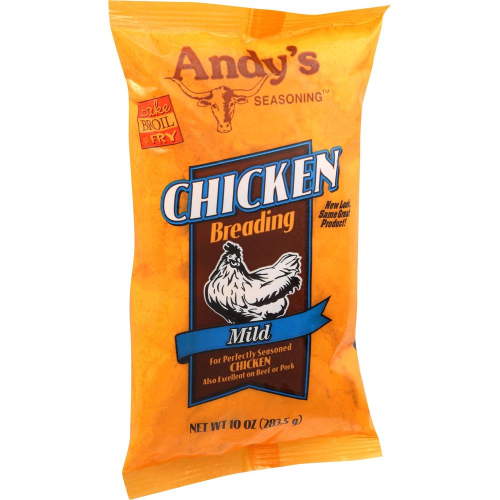 Andys Mild Chicken Breading, 10 Ounce -- 6 Per Case