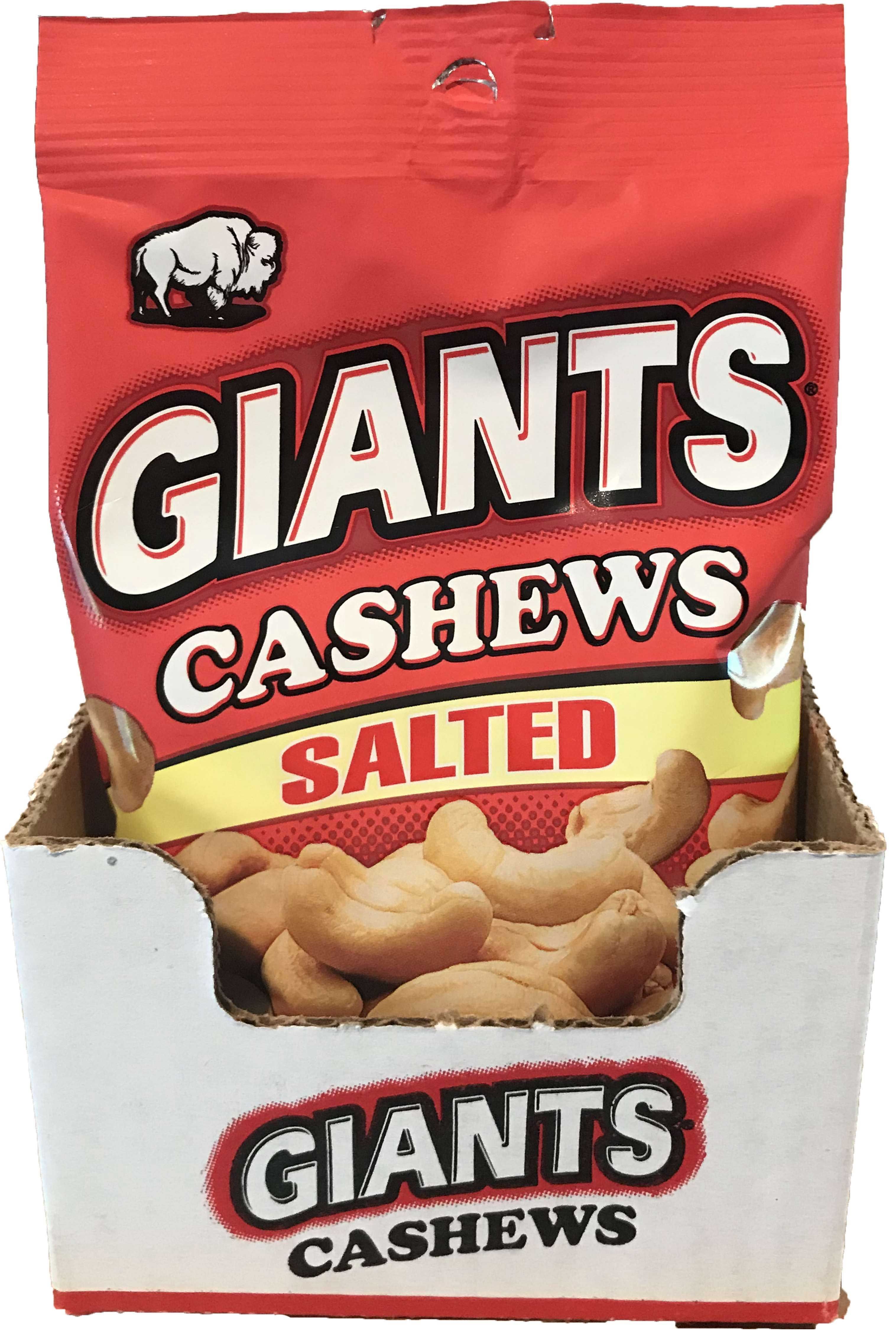 Giants Salted Cashew, 4 Ounce -- 8 Per Case