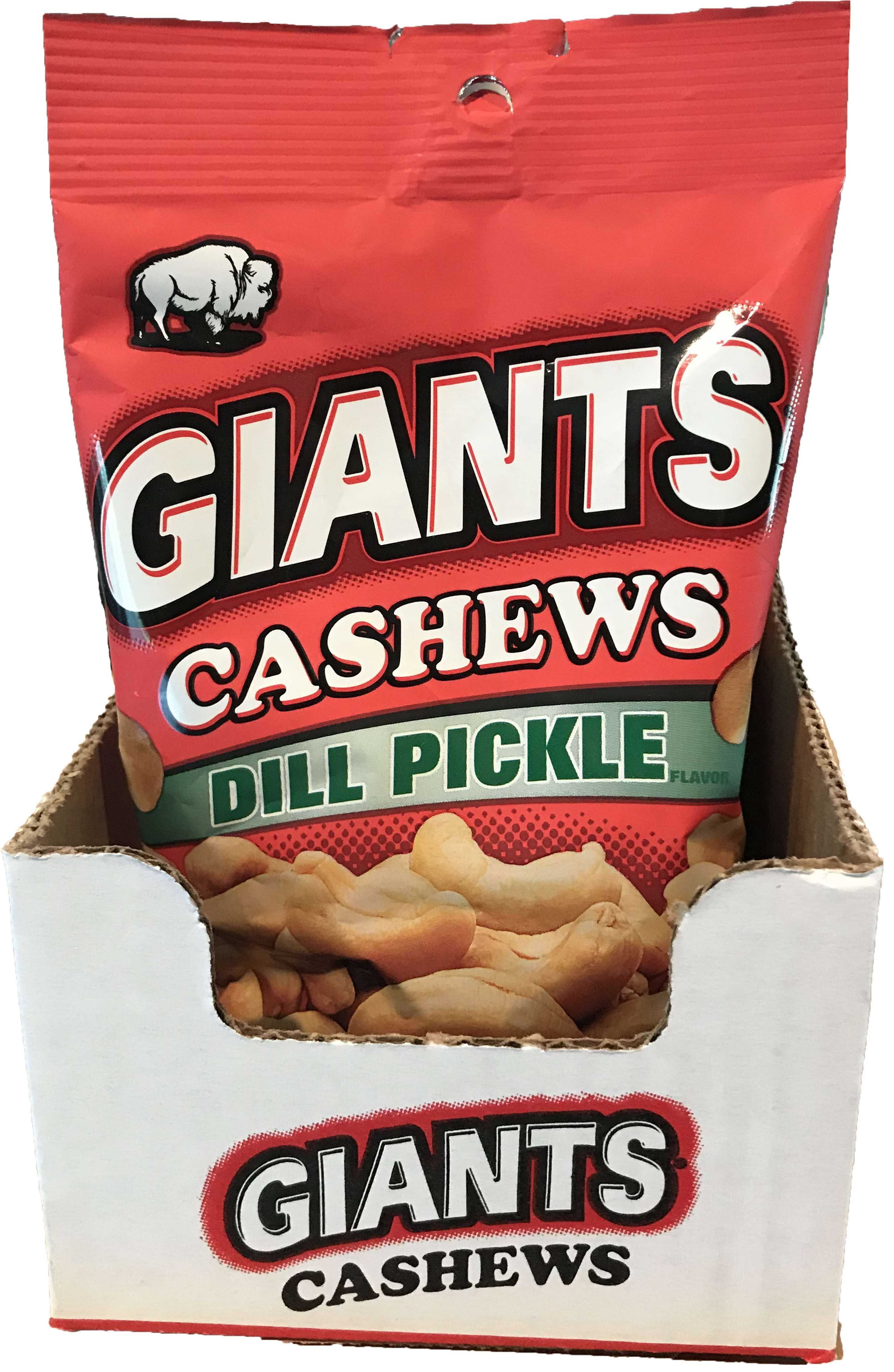 Giants Dill Pickle Cashews, 4 Ounce -- 8 Per Case