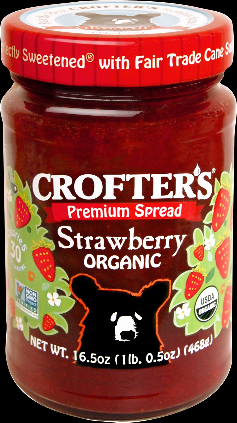 Crofter's Organic Premium Strawberry Spread -- 6 Per Case