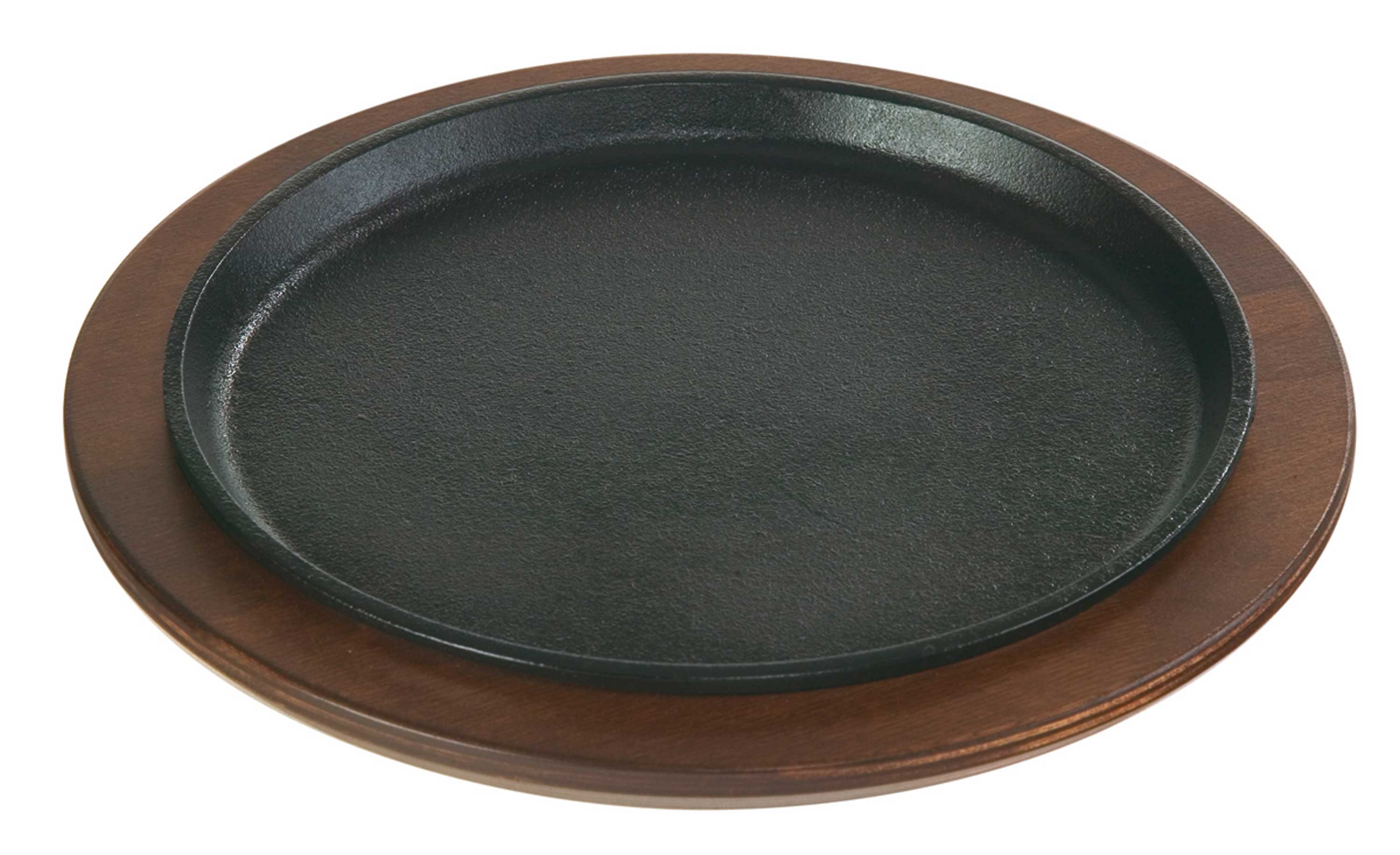 Lodge Walnut Stain Round Wood Underliner, 11 Inch -- 6 Per Case